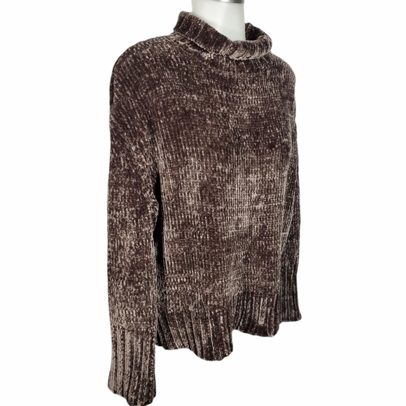 CYNTHIA ROWLEY Super Soft Sweater Brown Size M - Picture 2 of 9